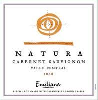 Natura by Emiliana - Cabernet Sauvignon Central Valley 2021 (750ml) (750ml)